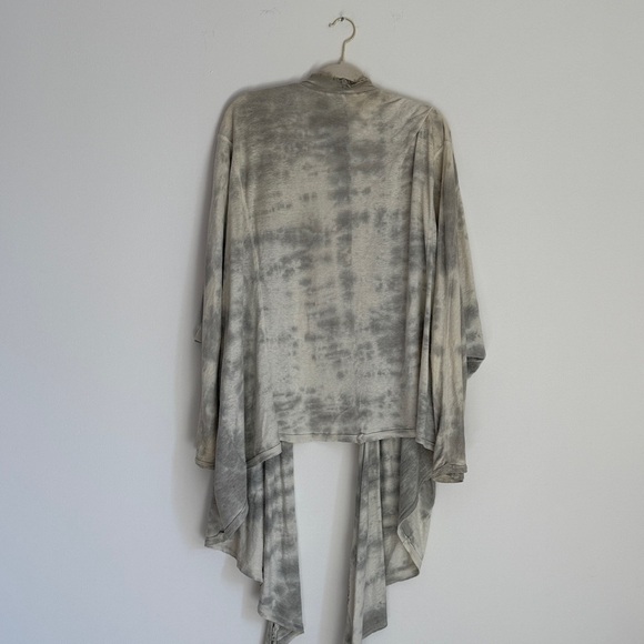 Free People Gray Tie-Dye Kimono - Picture 5 of 5
